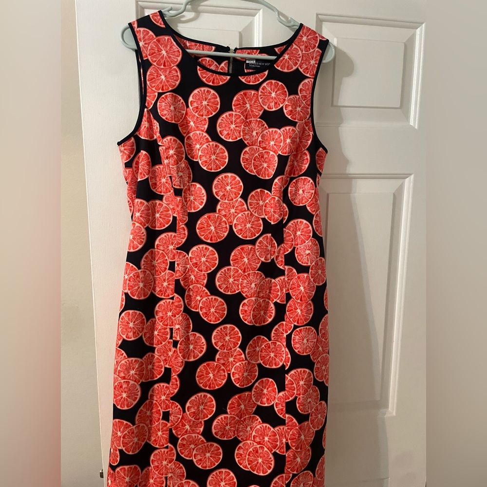 Jones New York Signature Women’s Sleeveless Dress -Grapefruit, Size 10